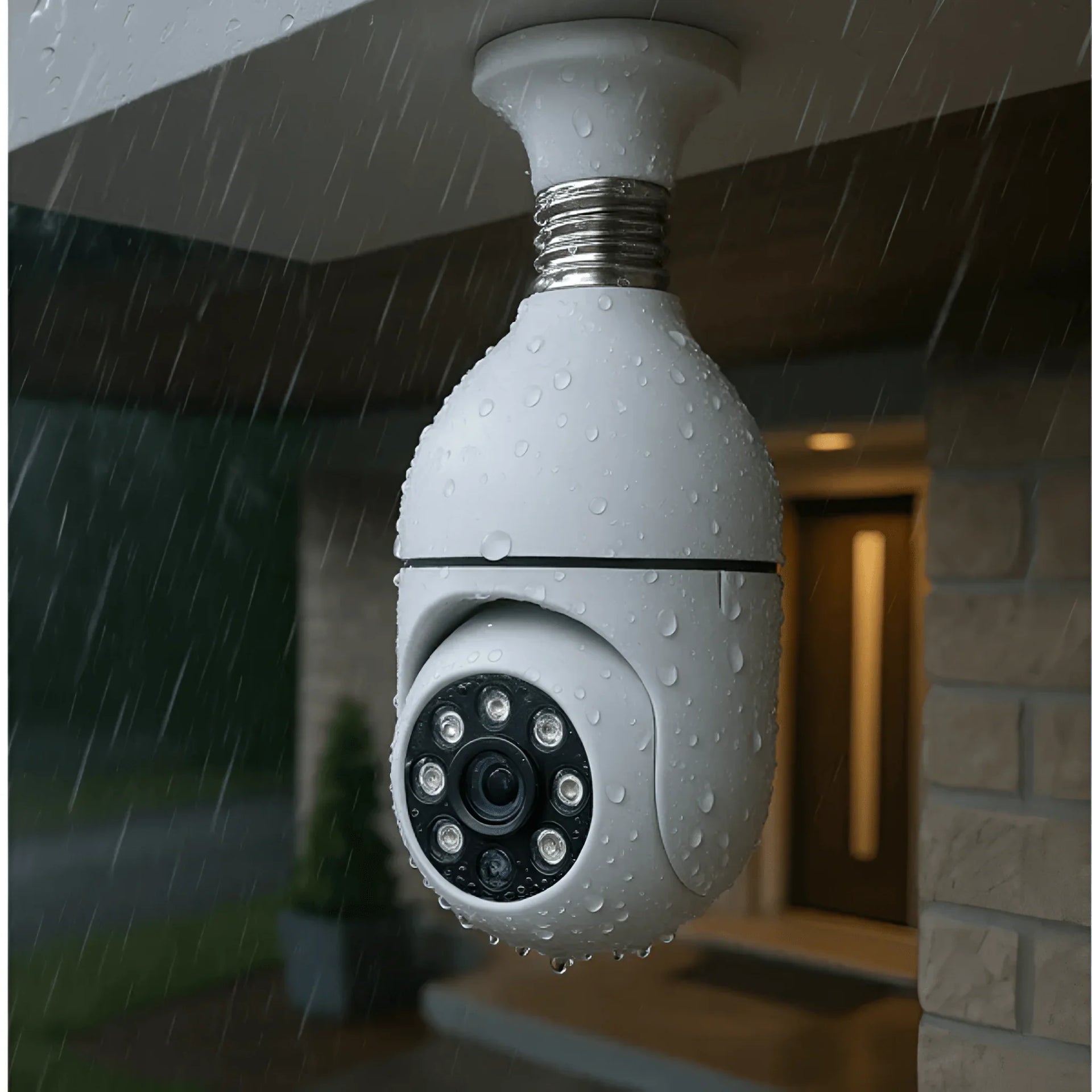 كاميرا المراقبة الخارقة المخفية 360° واي فاي + رؤية ليلية ملونة – العين اللي ما تنام أبدًا! - aynaya ❤️