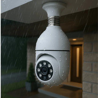 كاميرا المراقبة الخارقة المخفية 360° واي فاي + رؤية ليلية ملونة – العين اللي ما تنام أبدًا! - aynaya ❤️